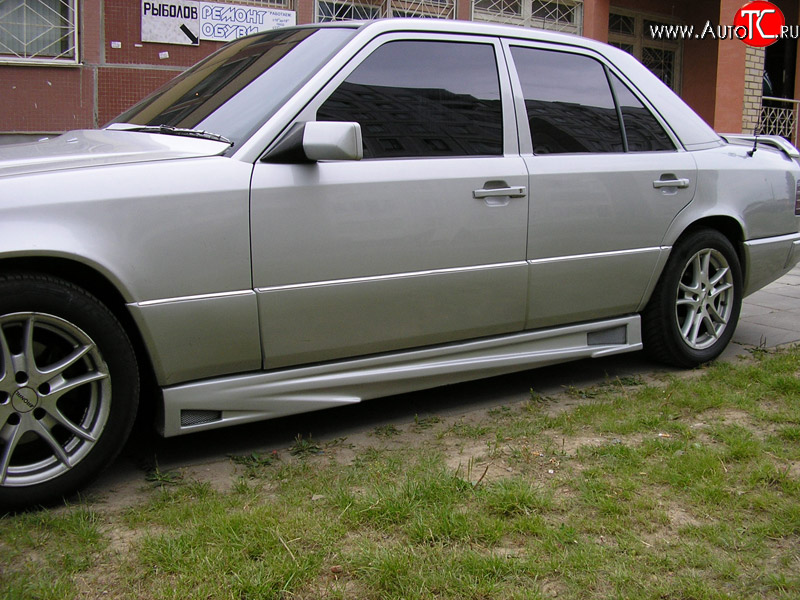 4 699 р. Пороги накладки Elegance Mercedes-Benz E-Class W124 седан дорестайлинг (1984-1993)  с доставкой в г. Краснодар