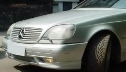 11 399 р. Накладка переднего бампера AMG Mercedes-Benz S class W140 Купе (1991-1998) (Неокрашенная)  с доставкой в г. Краснодар. Увеличить фотографию 2