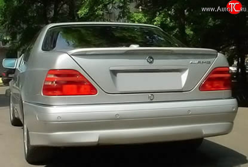 11 399 р. Накладка заднего бампера AMG Mercedes-Benz S class W140 Купе (1991-1998) (Неокрашенная)  с доставкой в г. Краснодар