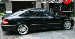 2 699 р. Козырёк AMG на заднее лобовое стекло автомобиля  Mercedes-Benz E-Class  W211 (2002-2009) дорестайлинг седан, рестайлинг седан (Неокрашенный)  с доставкой в г. Краснодар. Увеличить фотографию 3