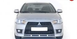 22 899 р. Передний бампер Standart Plus Mitsubishi Lancer 10 седан дорестайлинг (2007-2010) (Неокрашенный)  с доставкой в г. Краснодар. Увеличить фотографию 2