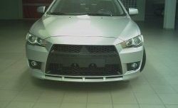 22 899 р. Передний бампер Standart Plus Mitsubishi Lancer 10 седан дорестайлинг (2007-2010) (Неокрашенный)  с доставкой в г. Краснодар. Увеличить фотографию 3