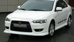 Накладка переднего бампера Mitsubishi global-Tuning Mitsubishi Lancer 10 седан рестайлинг (2011-2017)