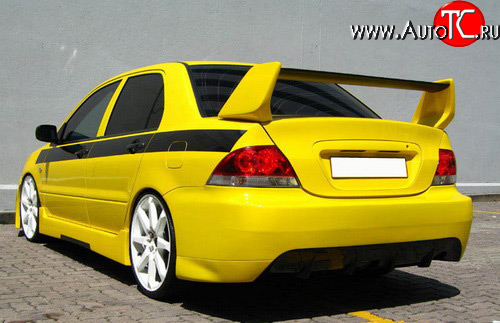 10 699 р. Антикрыло Accolade Evo  Mitsubishi Lancer  9 (2003-2009) 1-ый рестайлинг седан, 2-ой рестайлинг седан (Неокрашенный)  с доставкой в г. Краснодар