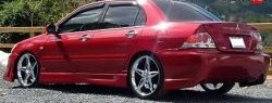 10 599 р. Задний бампер Accolade на Mitsubishi Lancer 9 1-ый рестайлинг седан (2003-2005) (Неокрашенный)  с доставкой в г. Краснодар. Увеличить фотографию 2