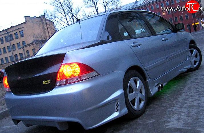 7 549 р. Задний бампер OS Mitsubishi Lancer 9 1-ый рестайлинг седан (2003-2005)  с доставкой в г. Краснодар