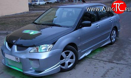 6 699 р. Передний бампер OS Mitsubishi Lancer 9 1-ый рестайлинг универсал (2003-2005)  с доставкой в г. Краснодар