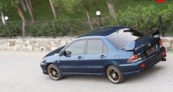 5 399 р. Накладка заднего бампера Sport 2.0 Mitsubishi Lancer 9 1-ый рестайлинг седан (2003-2005) (Неокрашенная)  с доставкой в г. Краснодар. Увеличить фотографию 2