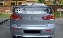 4 999 р. Накладка Zodiak V2 на задний бампер  Mitsubishi Lancer  10 (2007-2017) седан дорестайлинг, седан рестайлинг (Неокрашенная)  с доставкой в г. Краснодар. Увеличить фотографию 3