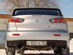 11 699 р. Спойлер Evo V1 Высокий Mitsubishi Lancer 10 CY седан дорестайлинг (2007-2010) (Неокрашенный)  с доставкой в г. Краснодар. Увеличить фотографию 2