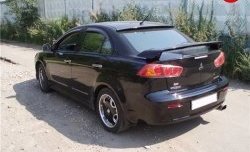 3 899 р. Козырёк на заднее лобовое стекло Sport  Mitsubishi Lancer  10 (2007-2017) седан дорестайлинг, седан рестайлинг (Неокрашенный)  с доставкой в г. Краснодар. Увеличить фотографию 2