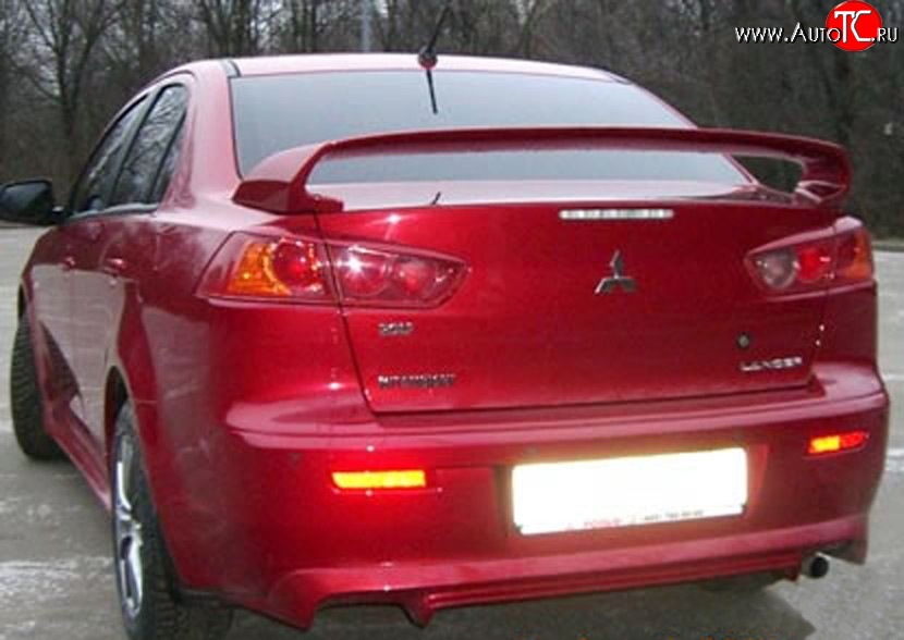 8 199 р. Спойлер Zodiak  Mitsubishi Lancer  CY (2007-2017) седан дорестайлинг, седан рестайлинг (Неокрашенный)  с доставкой в г. Краснодар