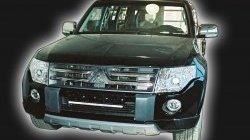 10 499 р. Накладка переднего бампера GT Dynamics Mitsubishi Pajero 4 V80 дорестайлинг (2006-2011) (Дорестайлинг, Неокрашенная)  с доставкой в г. Краснодар. Увеличить фотографию 3