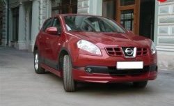 5 799 р. Накладка переднего бампера Городская Легенда Nissan Qashqai 1 дорестайлинг (2007-2010) (Неокрашенная)  с доставкой в г. Краснодар. Увеличить фотографию 2