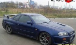 10 549 р. Передний бампер GTR Nissan Skyline R34 (1999-2002) (Неокрашенный)  с доставкой в г. Краснодар. Увеличить фотографию 3