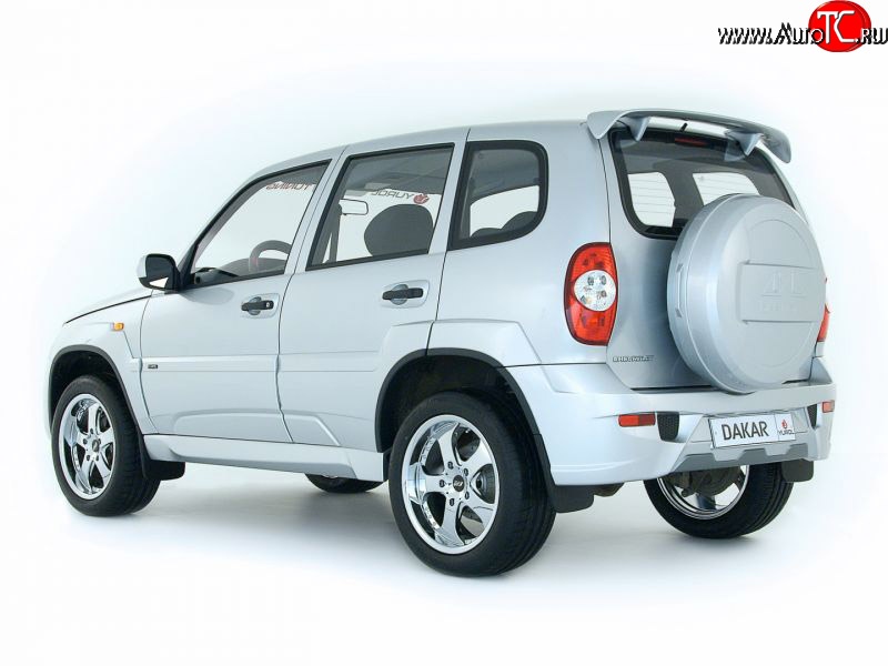 2 499 р. Арки крыльев Dakar Chevrolet Niva 2123 дорестайлинг (2002-2008) (Неокрашенные)  с доставкой в г. Краснодар