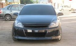 10 399 р. Передний бампер DM-Style  Opel Astra  H GTC (2004-2011) хэтчбек 3 дв. дорестайлинг, хэтчбек 3 дв. рестайлинг (Без сетки, Неокрашенный)  с доставкой в г. Краснодар. Увеличить фотографию 4