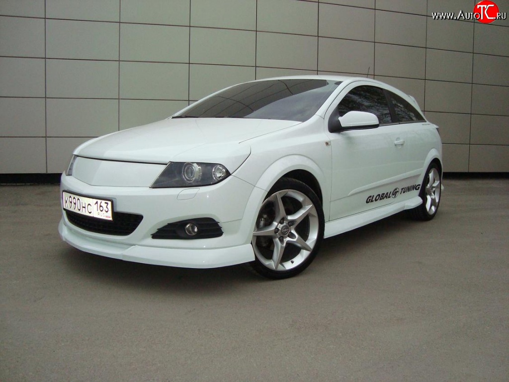 4 499 р. Глухая решётка радиатора Global Tuning  Opel Astra  H GTC (2004-2011) хэтчбек 3 дв. дорестайлинг, хэтчбек 3 дв. рестайлинг (Неокрашенная)  с доставкой в г. Краснодар