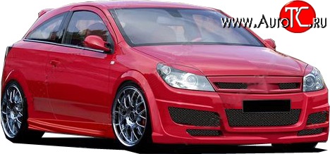 3 649 р. Решётка радиатора Sport (дорестайлинг) Opel Astra H универсал рестайлинг (2007-2015)  с доставкой в г. Краснодар