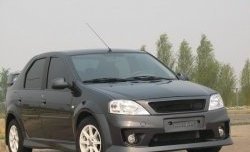 4 699 р. Пороги накладки Power DM 2  Renault Logan  1 (2010-2016) рестайлинг (Неокрашенные)  с доставкой в г. Краснодар. Увеличить фотографию 2