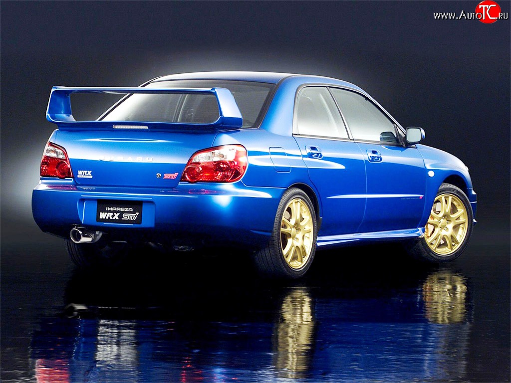 6 599 р. Спойлер Subaru WRX Subaru Impreza GD седан дорестайлинг (2000-2002) (Неокрашенный)  с доставкой в г. Краснодар