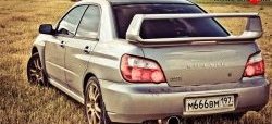 6 599 р. Спойлер Subaru WRX Subaru Impreza GD седан дорестайлинг (2000-2002) (Неокрашенный)  с доставкой в г. Краснодар. Увеличить фотографию 2