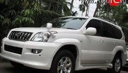 14 149 р. Пороги накладки Original Design Toyota Land Cruiser Prado J120 (2002-2009) (Неокрашенные)  с доставкой в г. Краснодар. Увеличить фотографию 2