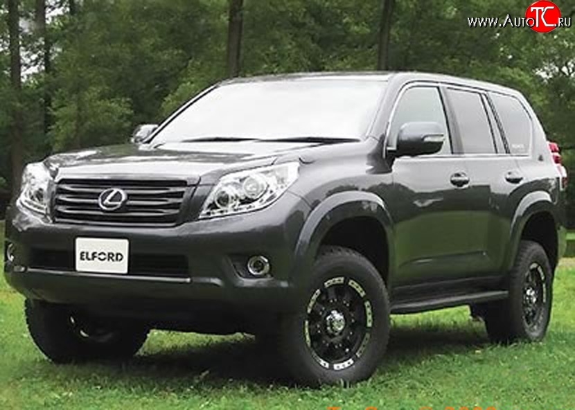 23 049 р. Арки крыльев ELFORD Toyota Land Cruiser Prado J150 дорестайлинг (2009-2013) (Неокрашенные)  с доставкой в г. Краснодар