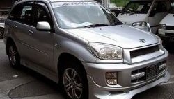 8 949 р. Накладка переднего бампера Sport Toyota RAV4 CA20 3 дв. дорестайлинг (2000-2003) (Неокрашенная)  с доставкой в г. Краснодар. Увеличить фотографию 2