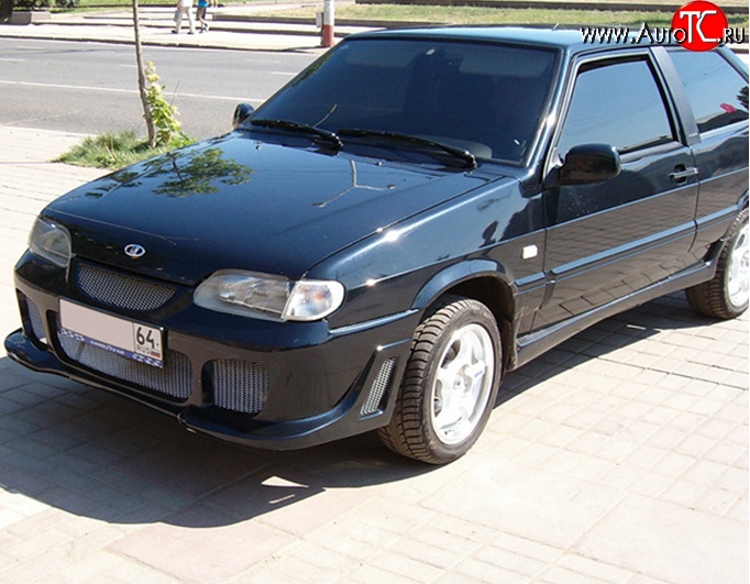 3 099 р. Передний бампер M-VRS Лада 2115 (1997-2012) (Неокрашенный)  с доставкой в г. Краснодар