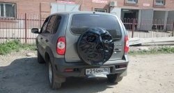 3 899 р. Чехол запасного колеса Трофей Снайпера  Chevrolet Niva  2123 (2002-2020), Лада 2123 (Нива Шевроле) (2002-2021), Лада Нива Трэвел (2021-2024) (Неокрашенный)  с доставкой в г. Краснодар. Увеличить фотографию 8