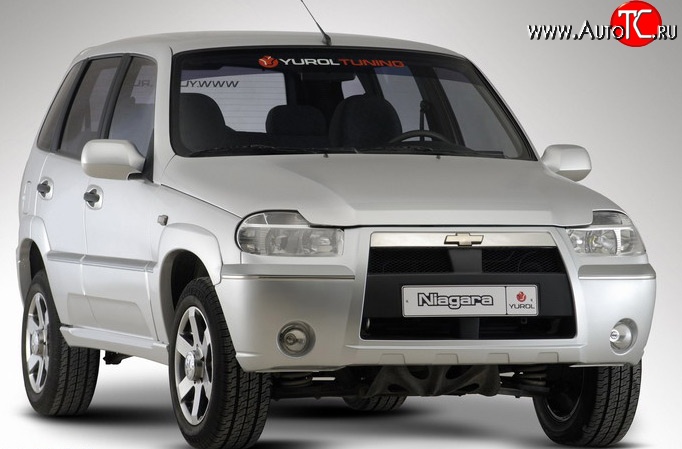 4 799 р. Передний бампер Ниагара 3 Chevrolet Niva 2123 дорестайлинг (2002-2008) (Неокрашенный)  с доставкой в г. Краснодар