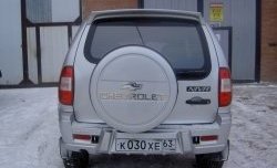 2 299 р. Чехол запасного колеса Chevrolet  Chevrolet Niva  2123 (2002-2020), Лада 2123 (Нива Шевроле) (2002-2021), Лада Нива Трэвел (2021-2024) (Неокрашенный)  с доставкой в г. Краснодар. Увеличить фотографию 3