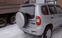 2 299 р. Чехол запасного колеса Chevrolet  Chevrolet Niva  2123 (2002-2020), Лада 2123 (Нива Шевроле) (2002-2021), Лада Нива Трэвел (2021-2024) (Неокрашенный)  с доставкой в г. Краснодар. Увеличить фотографию 4