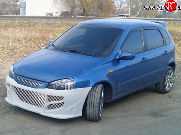 2 099 р. Передний бампер M-VRS Лада Калина 1118 седан (2004-2013) (Неокрашенный)  с доставкой в г. Краснодар