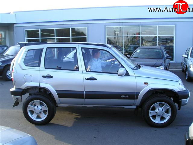 719 р. Спойлер Трофи Chevrolet Niva 2123 дорестайлинг (2002-2008) (Неокрашенный)  с доставкой в г. Краснодар