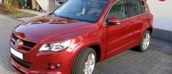 869 р. Накладки на фары CT Volkswagen Tiguan NF дорестайлинг (2006-2011) (Неокрашенные)  с доставкой в г. Краснодар. Увеличить фотографию 3