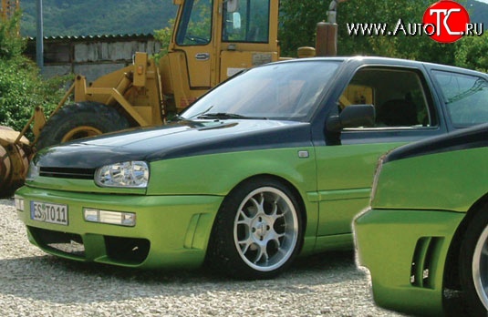 7 999 р. Передний бампер Well Volkswagen Golf 3 (1991-1998)  с доставкой в г. Краснодар