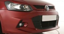 7 249 р. Передний бампер Sport Volkswagen Polo 5 седан дорестайлинг (2009-2015) (Неокрашенный)  с доставкой в г. Краснодар. Увеличить фотографию 3