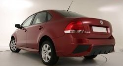 3 249 р. Пороги накладки Sport Volkswagen Polo 5 седан дорестайлинг (2009-2015) (Неокрашенные)  с доставкой в г. Краснодар. Увеличить фотографию 2