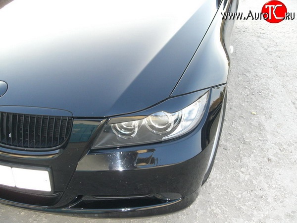 1 149 р. Реснички AC Shnitzer  BMW 3 серия ( E90,  E91) (2004-2012) седан дорестайлинг, седан рестайлинг, универсал рестайлинг (Неокрашенные)  с доставкой в г. Краснодар