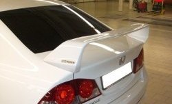 10 699 р. Антикрыло Mugen  Honda Civic  FD (2005-2011) седан дорестайлинг, седан рестайлинг (Неокрашенный)  с доставкой в г. Краснодар. Увеличить фотографию 4