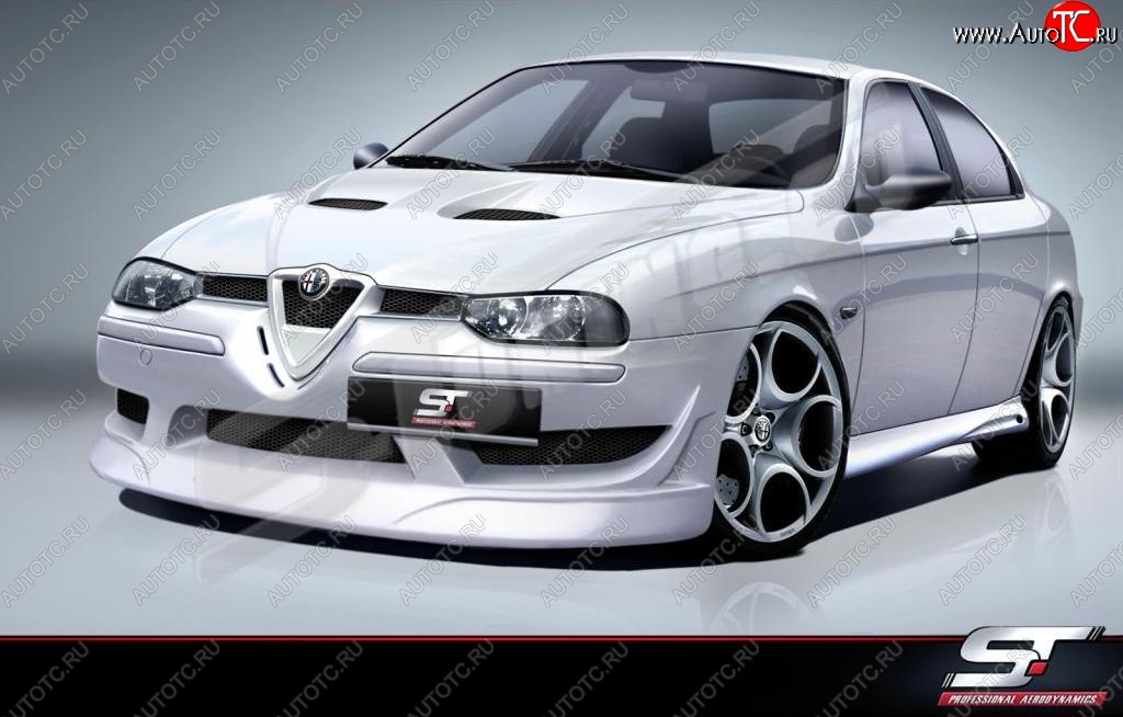 28 999 р. Передний бампер ST Alfa Romeo 156 932 дорестайлинг, седан (1996-2002)  с доставкой в г. Краснодар