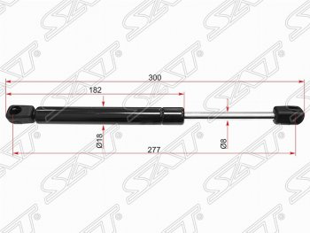 Упор капота SAT (газовый) Volkswagen Passat B5 универсал дорестайлинг (1996-2000)