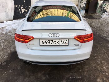 3 599 р. Лип спойлер АВТОКРАТ  Audi A5  8T (2007-2011) дорестайлинг, лифтбэк (Неокрашенный)  с доставкой в г. Краснодар. Увеличить фотографию 2