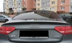 3 999 р. Лип спойлер CT Audi A5 8T дорестайлинг, лифтбэк (2007-2011) (Неокрашенный)  с доставкой в г. Краснодар. Увеличить фотографию 5