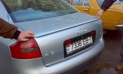 2 399 р. Лип-спойлер Борман Audi A6 C5 дорестайлинг, седан (1997-2001)  с доставкой в г. Краснодар. Увеличить фотографию 2