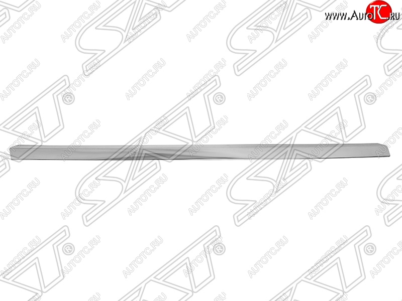 599 р. Молдинг на передний бампер SAT (правый, хром)  Audi A6  C6 (2004-2008) дорестайлинг, седан, дорестайлинг, универсал  с доставкой в г. Краснодар