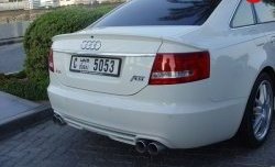 Диффузор заднего бампера ABT Audi A6 C6 дорестайлинг, седан (2004-2008)