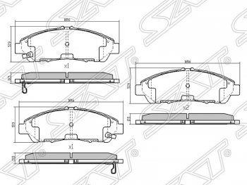 5 349 р. Передние тормозные колодки Brembo Audi Q3 8U дорестайлинг (2011-2015)  с доставкой в г. Краснодар. Увеличить фотографию 2